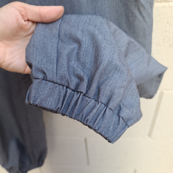Figs | Men's Tansen Heathered Gray Jogger Scrub Pants Size Medium - Picture 5 of 16